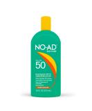 Buy NO-AD SPF 50 Sunscreen Lotion | Water-Resistant Broad Spectrum UVA/UVB Protection | Octinoxate & Oxybenzone Free | 16oz with Vitamin E & Aloe for Moisturizing Skin - Buy Online on GoSupps.com