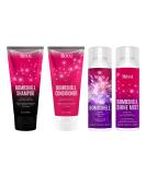 ALOXXI Bombshell Travel Kit: 4-Piece Hair Care Set for Texture Shine & Volume - Antioxidant-Infused Shampoo Conditioner Shine Mist & Hairspray - Buy Online on GoSupps.com