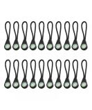 20pcs Luminous Zipper Puller Fixer Kit - Bright Zipper Extensions for Hiking Camping & Mountaineering - Buy Online on GoSupps.com