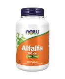 Nourish Your Body with NOW Supplements Alfalfa 650mg Tablets - Rich in Vitamin K and Green Superfoods - 250 Count - Buy Online on GoSupps.com