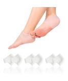 Heel Protectors - 3 Pairs Gel Heel Cups for Pain Relief Blister & Cracked Foot Care - Silicone Socks for Men & Women - Buy Online on GoSupps.com