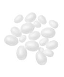 90pack Craft Foam Eggs White Smooth Craft Foam Eggs(5 Sizes Including 1-2.2 inch) for Easter Halloween Christmas School DIY Painting Projects 5Size 90pcs - Buy Online on GoSupps.com