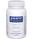 Pure Encapsulations Liver-G.I. Detox - Liver Cleanser & GI Detox with Alpha Lipoic Acid & Curcumin - Gluten Free Non-GMO 60 Capsules - International Shipping Available - Buy Online on GoSupps.com