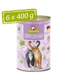 Granapet Delicatessen Lamb & Turkey Wet Cat Food - Grain & Sugar-Free Gourmet 6 x 400g Pack - Buy Online on GoSupps.com