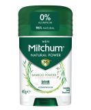 Mitchum Men Natural Deodorant Stick Aluminium Free Vegan Cruelty Free 96% Natural Ingredients Cedarwood - Buy Online on GoSupps.com