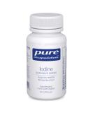 Pure Encapsulations - Iodine (Potassium Iodide) 225 UG - Hypoallergenic Supplement Supports Metabolism Healthy Skin and Thyroid Function - 60 Vegetarian Capsules - Buy Online on GoSupps.com