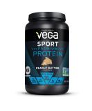 Vega Sport Premium Protein, Peanut Butter (19 Servings, 28.7 oz) - Plant Based Vegan Protein Powder, BCAAs, Amino Acid, Tart cherry, Non Whey, Gluten Free, Non GMO - Buy Online on GoSupps.com
