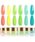 Lavender Violets 14g x 6 Colors Acrylic Dip Powder French Nail Art Manicure - Neon Yellow Green J211 - Buy Online on GoSupps.com