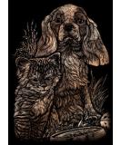 Royal & Langnickel Engraving Art Scratch Card - Puppies and Kittens Copper - Buy Online on GoSupps.com
