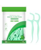 100 Dental Sticks - Disposable Tooth Cleaning Picks with Mint Flavor for Plaque & Food Residue Removal - International Shipping Available - Buy Online on GoSupps.com