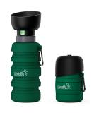 Pecute Dog Water Bottle - Foldable Safe & Non-Toxic Portable Pet Water Bottle for Outdoor Activities - 850ml Green XL - Buy Online on GoSupps.com