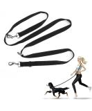 Dog Training Double Ended Leads : 2m Hands Free Adjustable Pet Training leash for Running Walking - Retractable Multifunctional Strong Nylon Puppy Lead Rope for Small Medium Dogs - Buy Online on GoSupps.com