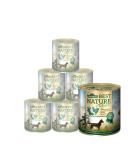 Dehner Best Nature Grain-Free Wet Dog Food - Adult Game & Chicken with Pasta (6 x 800g) - Premium 4.8kg Cans - Buy Online on GoSupps.com