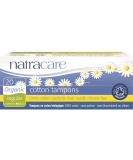 Natracare Organic Non-Applicator Regular Tampons - 20 Count, GMO-Free, 100% Cotton - Buy Online on GoSupps.com
