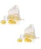 Medela Breastmilk Bottle Spare Parts - Set of 2 | Replacement Accessories - Buy Online on GoSupps.com