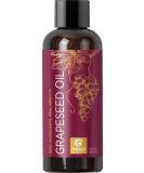 Pure Grapeseed Oil for Skin Care - Cold Pressed, Moisturizing Carrier Oil with Vitamin E for Anti-Aging, Dry Skin & Hair - 100% Natural - Buy Online on GoSupps.com