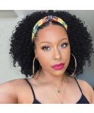 Fancy Afro Kinky Wig - Short Curly Heat Resistant Half Wig for Women - Synthetic Party Cosplay Hairpiece - Buy Online on GoSupps.com