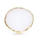 Resin Nail Art Palette - Gilded Edge Color Mixing Tray for DIY Nail Gel & Polish Display | Premium Nail Art Supplies - Buy Online on GoSupps.com