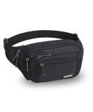 CXWMZY Fanny Packs For Women & Men Waist Pack Hip Bum Bag with Multi-Pockets Large Capacity Waterproof Casual Bum Bag for Disney Traveling Casual Cycling Running Hiking Black - Buy Online on GoSupps.com