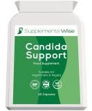 Candida Support Capsules - Men and Women Thrush Treatment - Yeast Infection Relief - Candida Complex Cleanse with Probiotics - Garlic Caprylic Acid Formula - Buy Online on GoSupps.com