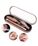 Ear Wax Removal Tool Kit - LED 3 in 1 Cleaner for Safe Ear and Nasal Care | Stainless Steel Spoon Pick Set for Kids & Adults - With Storage Box - Buy Online on GoSupps.com