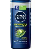 Nivea Men Energy Shower Gel 250ml - Biodegradable Formula - Buy Online on GoSupps.com