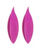 2pcs Colorful Plastic Tatting Shuttles for DIY Lace-Making - Rose Red - Buy Online on GoSupps.com