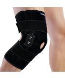 Plus Size Hinged Knee Brace with Side Stabilizers for Arthritis Pain Relief Adjustable Support for Meniscus Tear, ACL, MCL Injury Recovery - Rodilleras para Dolor de Rodilla - Buy Online on GoSupps.com