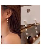 Yheakne Boho Pearl Drop Dangle Earring Gold Long Tassel Pearl Earrings Tiny Pearl Chain Earrings Vintage Earrings Jewelry for Women and Girls (Gold) - Buy Online on GoSupps.com