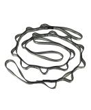 FOSER 2pcs Daisy Chains Yoga Hammock Extension Straps - Adjustable 23KN Nylon Climbing Sling for Fitness, Pilates, and Exercise - Gray - Buy Online on GoSupps.com