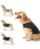 Anti-Fear Dog Jacket | Stress Reduction Shirt for Pets | Calming Thunder Wrap - Dark Gray S - Buy Online on GoSupps.com