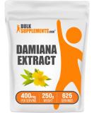 Damiana Extract Powder - Herbal Supplement - 400mg per Serving - 250g - 8.8 oz Pack - Buy Online on GoSupps.com