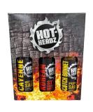 Hot Headz 3-Pack Hot Sauce Gift Set - 148ml Each. All-Natural Spicy Sauces for Marinades and Dipping. Perfect for Any Dish! - Buy Online on GoSupps.com