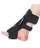 Contatto Plantar Fasciitis Night Splint - 3 Adjustable Straps Aluminum Bar - Relief for Foot Pain Achilles Tendonitis - Unisex Foot Brace - Buy Online on GoSupps.com