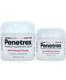 Buy Penetrex Joint & Muscle Therapy Duo - Soothing Relief for Back Neck Hands & Feet - Arnica Vitamin B6 MSM & Boswellia - 2oz & 4oz - International Shipping Available - Buy Online on GoSupps.com