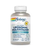 Solaray Liposomal Multivitamin for Men | Enhanced Absorption Mens Daily Multivitamin | Immune Energy & Bone Support | Vegan, Soy-Free | 120 VegCaps - Buy Online on GoSupps.com