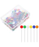 200 Pieces Flat Head Straight Pins  Flower Head Sewing Pins Quilting Pins for Sewing DIY Projects Dressmaker Jewelry Decoration  Assorted Colors 200 Dark Flowers - Buy Online on GoSupps.com