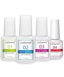 Lofuanna Dipping Powder Liquid Set Nail Dip Powder Liquid with 7ML Base Top Coat Activator and 15ML Brush Saver Nail Dip Powder Kit for Starter No Need Nail Lamp Nail Art Manicure for Home&Salon Use - Buy Online on GoSupps.com