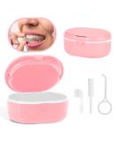 Premium Denture Cleaner & Storage Container - Durable Prosthesis Bath Box with Strainer | Ideal for Braces & Dentures - Buy Online on GoSupps.com