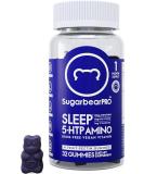 Sugarbear Pro Sleep Aid Gummies for Adults with Melatonin 4mg, Magnesium, L-Theanine, 5 HTP, B6, Valerian Root - Vegan Sleep Vitamins (2 Month Supply) - Buy Online on GoSupps.com