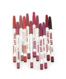 Sankuwen Waterproof Lip Liner Pencil Set - 12 Vibrant Colors - Buy Online on GoSupps.com