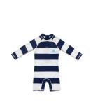 BONVERANO Baby Boys Swimsuit UPF 50+ Sun Protection Navy Stripe 2-3 Years - Buy Online on GoSupps.com