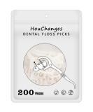 Dental Floss Picks 2-in-1 Toothpick Polyethylene 200 pcs - Resistant Floss Sticks - Buy Online on GoSupps.com
