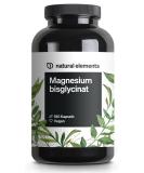 Magnesiumbisglycinat - Premium: chelated magnesium - 180 capsules - 300mg elementary magnesium per daily dose - laboratory test vegan high -dosed - Buy Online on GoSupps.com