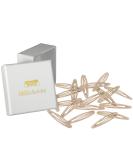Large Oval Hair Clips for Blonde Hair - 20 Beige Clips (5.8cm) with Storage Box - Perfect for Elegant Styling - Buy Online on GoSupps.com