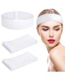 Pimoys 30 Count Spa Headband for Women Disposable Skincare Headbands for Facials Esthetician Supplies Stretch Headbands for Women's Hair 30 Count (Pack of 1) - Buy Online on GoSupps.com