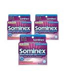 Sominex Nighttime Sleep Aid - Maximum Strength 72 Tablets (Pack of 3) | Fast International Shipping - Buy Online on GoSupps.com