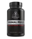 Primal Pump Nitric Oxide Supplement - 1500mg Nitrosigine L Arginine & Beet Root for Muscle Growth Energy & Focus - Max Strength Pre Workout N.O. Booster - Buy Online on GoSupps.com