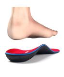 Orthotic Arch Support Insoles for Flat Feet & Plantar Fasciitis Relief - Women 8-8.5 | Men 6-6.5 - Buy Online on GoSupps.com