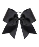Oaoleer 8 Inch Large Cheer Bow Ponytail Holder Handmade Black Hair Accessory for Cheerleading, Teens, and College Women - Pack of 1 - Buy Online on GoSupps.com